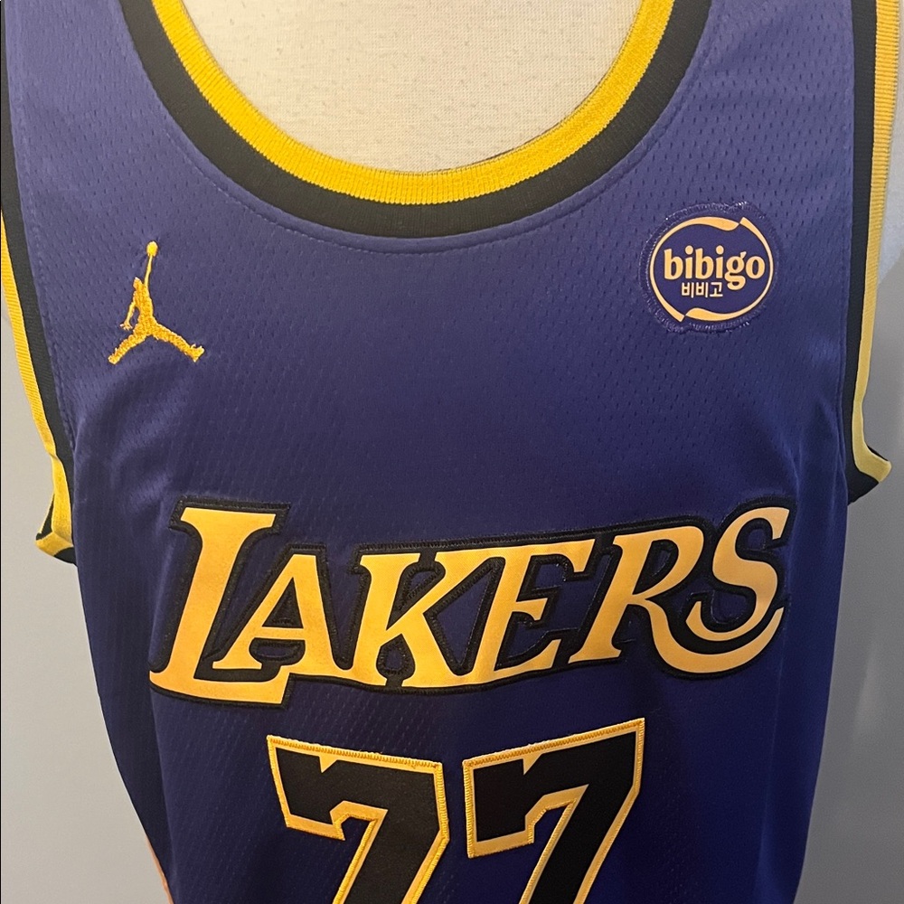 NBA Purple and Gold Jersey with Legacy Patch